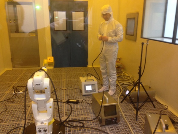 蘇州市計量測試研究所《空氣化學(xué)污染控制檢測評定實驗室》機器人測試